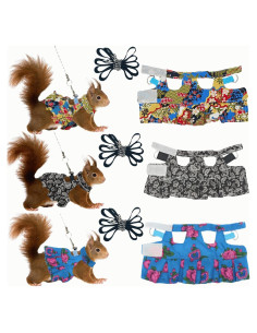 Juego de Arnés y Correa para Pequeños Animales Copfeu Mediano