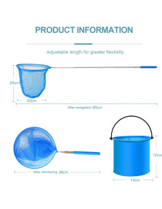 Kit de Redes de Mariposa Telescópicas JIUDUOYUAN 10 Pcs 2