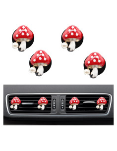Clips Difusores de Aire para Auto ORIESSE Hongo 4pcs Aroma Floral
