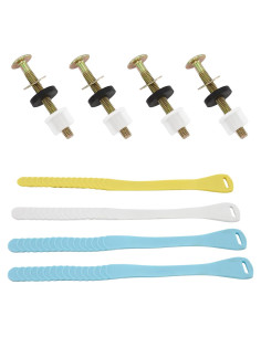 Kit de Tornillos para Asiento de Inodoro MVVM - 4 Piezas Universal