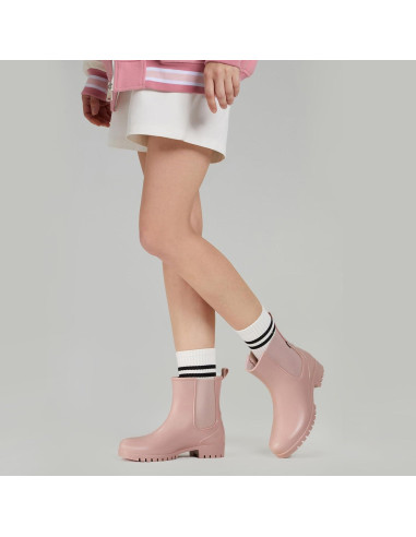 Botas de Lluvia HISEA para Mujeres Rosa 11 Antideslizantes