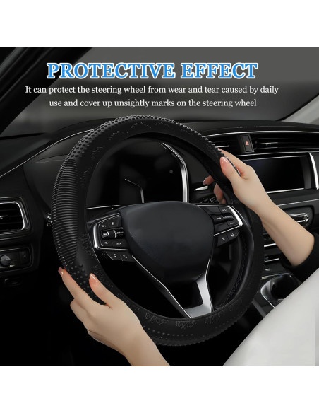 Funda de Volante Wuyaoyao de Silicona Antideslizante 38 cm