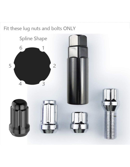 Llave de Tuercas WHEEL CONNECT 6 Splines 69.85mm Pesada Llave de Tuercas WHEEL CONNECT 6 Splines 69.85mm Pesada