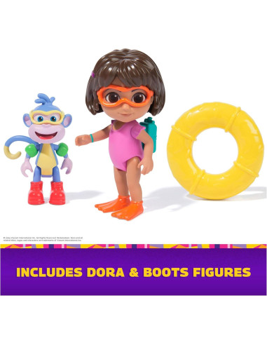Paquete de Aventura Splash-Splash Dora y Boots - Juguetes 3+
