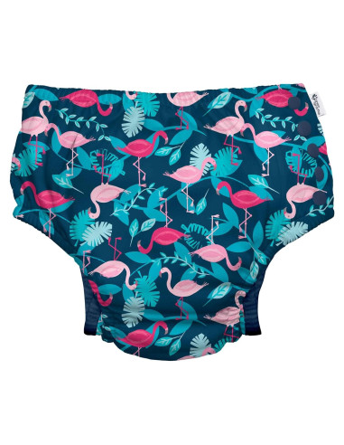 Pañal de Natación Reutilizable i play Eco Snap UPF 50 - Flamencos
