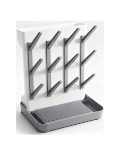 Soporte para Secado de Biberones Ariseno Gris - Organizador Antideslizante