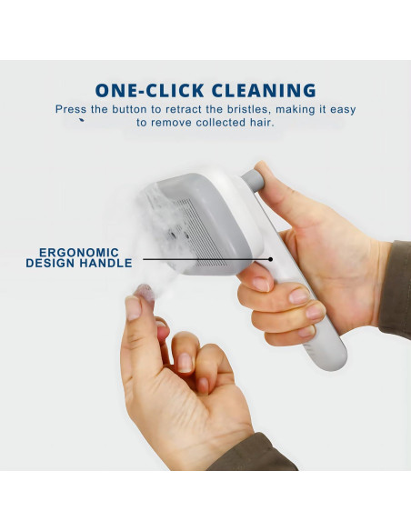 Cepillo Autolimpiante para Mascotas ENUKYCOM - Iones Negativos