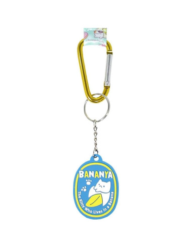 Lanyard de Muñeca Just Funky Bananya 23cm con Llavero