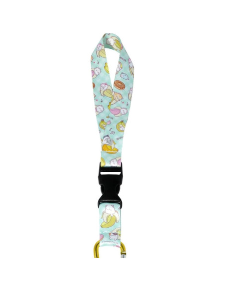 Lanyard de Muñeca Just Funky Bananya 23cm con Llavero