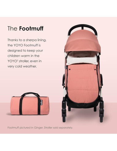 Saco de Dormir Babyzen YOYO - Forro Polar y Sherpa, Piedra