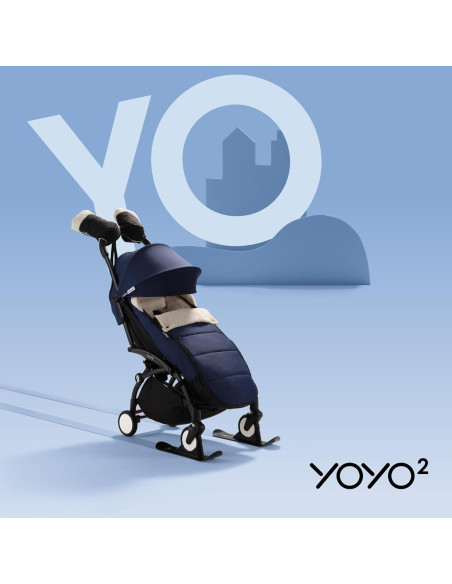 Saco de Dormir Babyzen YOYO - Forro Polar y Sherpa, Piedra