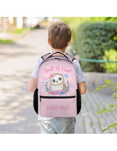 Mochila UNIKITTY Rosa 40.6 cm con Correas Ajustables