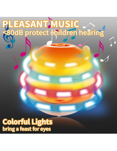 Tops Giratorios Iluminados Halloween Bright Future Toys - Calabaza 2