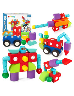 35 PCS Bloques de Espuma Magnéticos para Niños 3+ Años