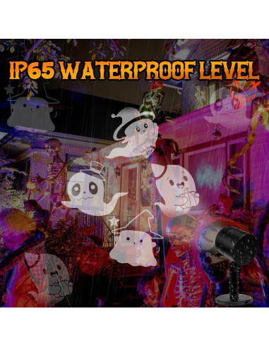Proyector de Luces de Halloween JoyHue, Fantasmas Rotativos LED