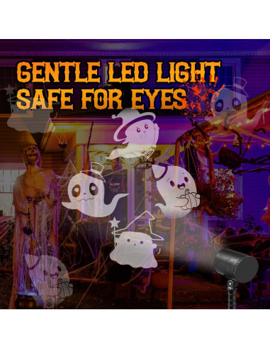 Proyector de Luces de Halloween JoyHue, Fantasmas Rotativos LED