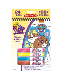 Bloc de Actividades Crayola PAW Patrol con Stickers Reutilizables 2