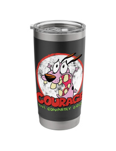 Vaso Térmico Acero Inoxidable Coraje el Perro Cobarde 591ml