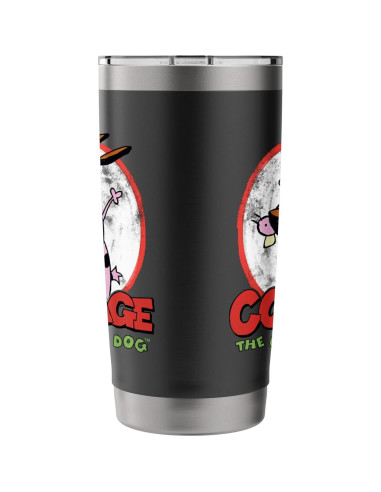 Vaso Térmico Acero Inoxidable Coraje el Perro Cobarde 591ml