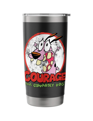 Vaso Térmico Acero Inoxidable Coraje el Perro Cobarde 591ml