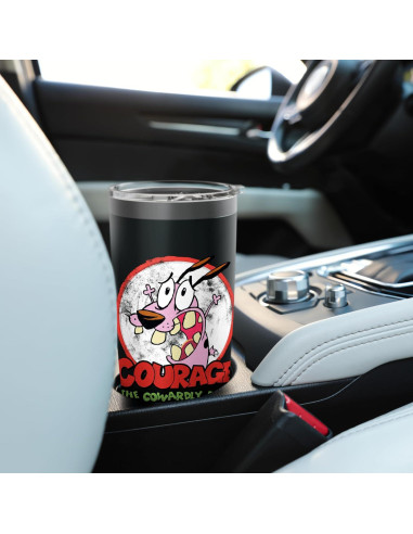 Vaso Térmico Acero Inoxidable Coraje el Perro Cobarde 591ml