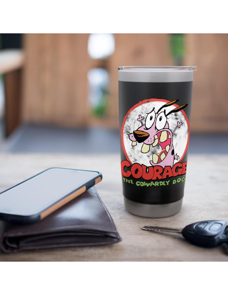 Vaso Térmico Acero Inoxidable Coraje el Perro Cobarde 591ml