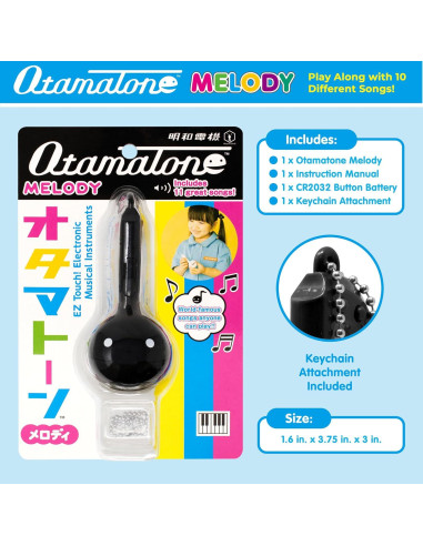 Otamatone Melody Maywa Denki - Juguete musical mini negro