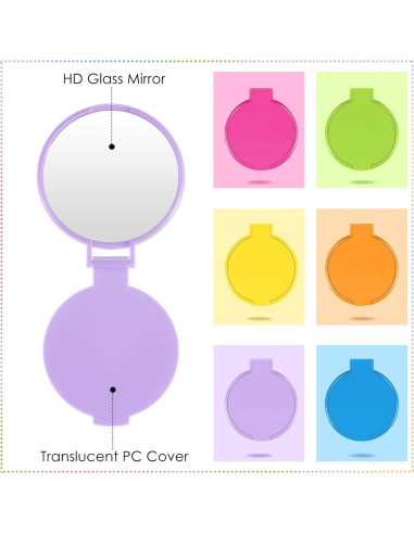 Espejos Compactos Jetec 12 Piezas Vintage para Maquillaje