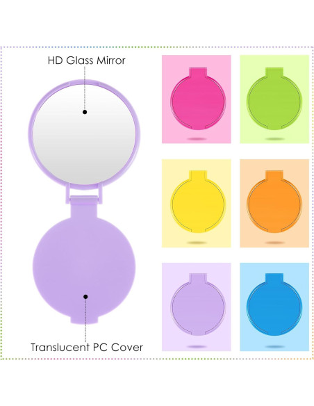 Espejos Compactos Jetec 12 Piezas Vintage para Maquillaje