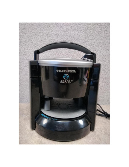 Abridor de Tarros Eléctrico Black & Decker JW200B, Negro