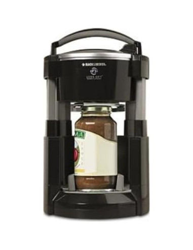 Abridor de Tarros Eléctrico Black & Decker JW200B, Negro