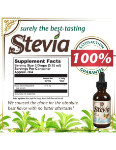 KAL Sure Stevia Gotas 53.24 ML Sabor Almendra Sin Calorías 2
