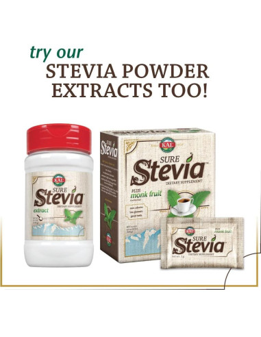 KAL Sure Stevia Gotas 53.24 ML Sabor Almendra Sin Calorías