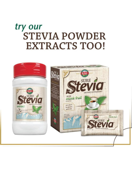 KAL Sure Stevia Gotas 53.24 ML Sabor Almendra Sin Calorías