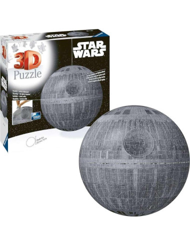 Rompecabezas 3D Ravensburger Star Wars Estrella de la Muerte 540 Piezas