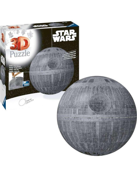 Rompecabezas 3D Ravensburger Star Wars Estrella de la Muerte 540 Piezas