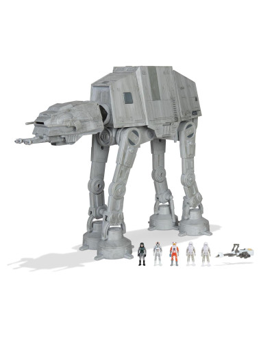 Caminante AT-AT Star Wars Micro Galaxy 27.94 cm con 5 figuras