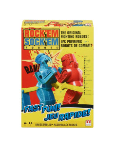 Juego de Boxeo Mattel Rock 'Em Sock 'Em Robots para 2 Jugadores