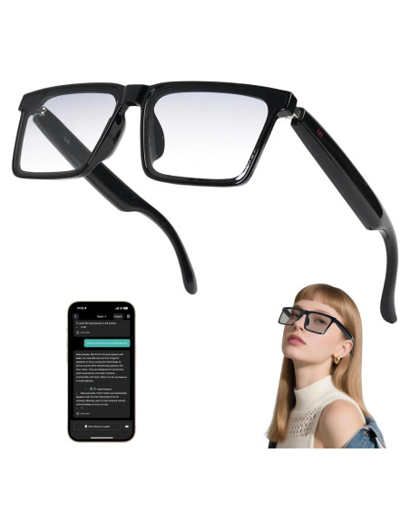 Gafas de Traducción Inteligentes Bluetooth MNVOEQ C2 - 140+ Idiomas