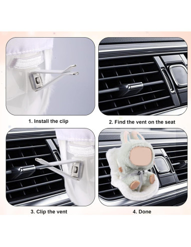 Silla de Auto para Muñecas BOXOB con Cojín y Fragancias