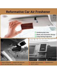 Ambientador de Auto Sapele 2 Pcs - Eliminador de Olores Brisa Helada 2