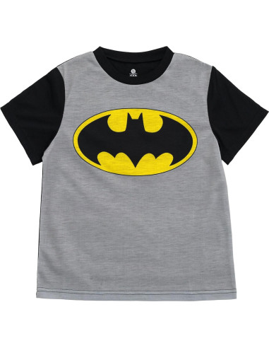 Conjunto de Pijama 3 Piezas Batman DC Comics Niños 2T-12