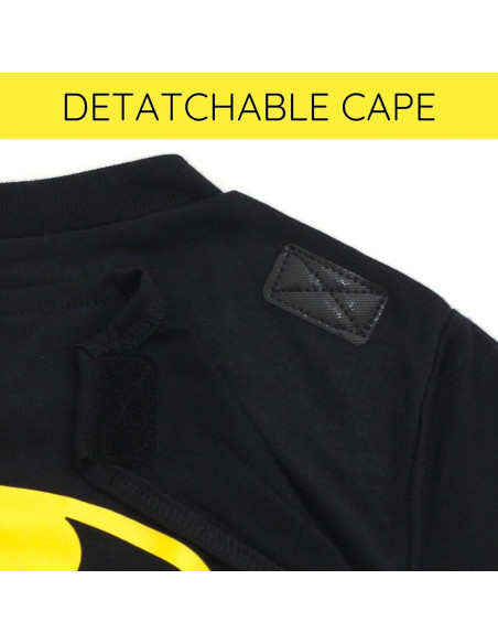 Conjunto de Pijama 3 Piezas Batman DC Comics Niños 2T-12