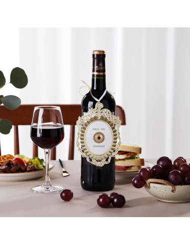 Botón de Presión para Champán BEIJIALY Placa Decorativa 20x14.5cm