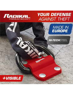 Ancla de Seguridad Radikal RK60 XXL Acero 20mm para Motocicletas 2
