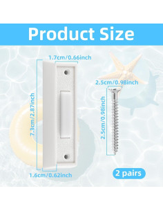 Botones de Timbre de Puerta con Cable LED 2Pack Pretwad 2