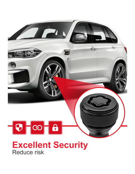Kit de Cerraduras de Rueda Antirrobo YouVbeen para BMW