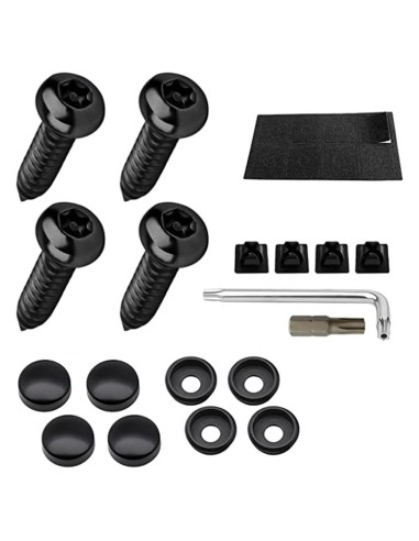 Kit de Tornillos Antirrobo para Placas de Matrícula Arwrilt