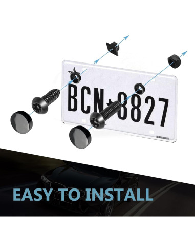 Kit de Tornillos Antirrobo para Placas de Matrícula Arwrilt