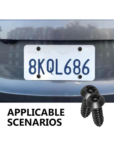 Kit de Tornillos Antirrobo para Placas de Matrícula Arwrilt